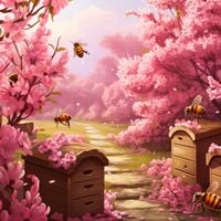 Plakat 60x60cm Życie w Ulach