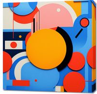 Obraz 90x90cm Kalejdoskop Emocji