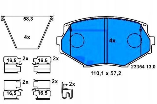 KLOCKI HAM PRZOD MAZDA MX-5 II -05 ATE na Arena.pl