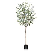 Sztuczne drzewo eukaliptusowe 150 cm sztuczna roślina w donicy ozdobna