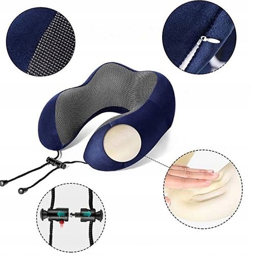 PODUSZKA TURYSTYCZNA PODRÓŻNA ROGAL NA SZYJĘ Z PIANKI MEMORY DO SAMOLOTU na Arena.pl