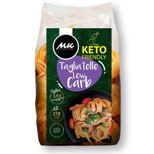 Makaron KETO Tagliatelle WSTĄŻKI 95% mniej węglowodanów LOW CARB na Arena.pl