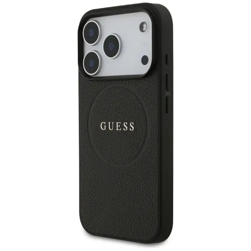 etui guess grained ring magsafe do iphone 17 pro - czarne na Arena.pl