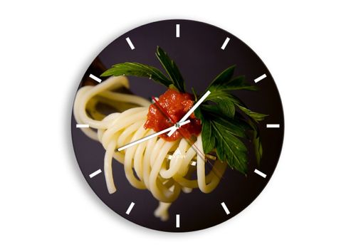 Zegar Ścienny - Spaghetti Sos  - 40X40 Cm - C3Ar40X40-1307 na Arena.pl