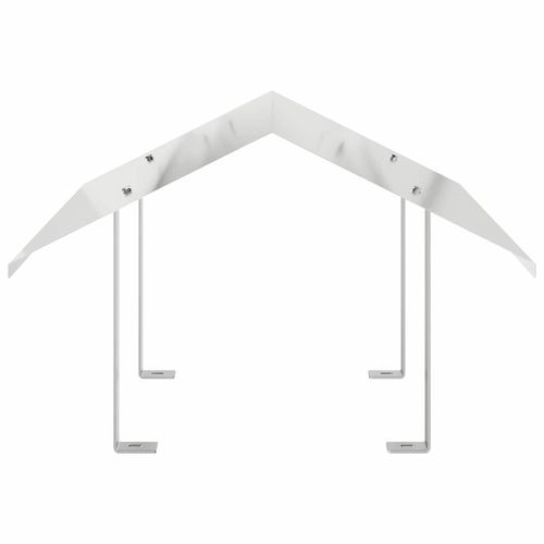 Kurtka kominkowa Srebrny 60 x 60 x 38 cm Stal nierdzewna na Arena.pl