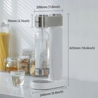 Saturator do gazowania wody PHILIPS ADD4902WH, woda gazowana, cylinder CO2