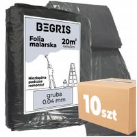 FOLIA MALARSKA EXTRA GRUBA 40MY 4x5 OCHRONNA PLANDEKA