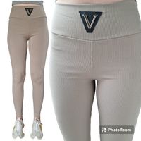 Legginsy Leginsy getry sportowe prążkowane S całoroczna r. S