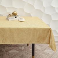 Obrus zmywalny i wodoodporny Złoty 140x200cm Odporny Na Plamy
