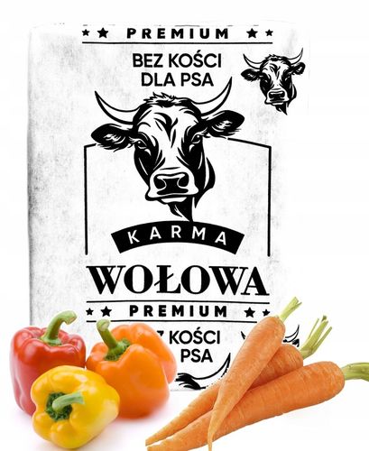 10 KG MIĘSO MROŻONE DLA PSA WOŁOWE PREMIUM BEZ KOŚCI WOŁOWINA BARF KARMA na Arena.pl