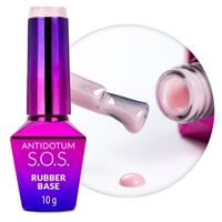 Baza kauczukowa S.O.S. Antidotum MollyNails Sparkling Mousse 10g