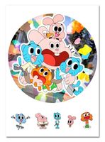 Wydruk cukrowy na tort A4 Gumball DIY