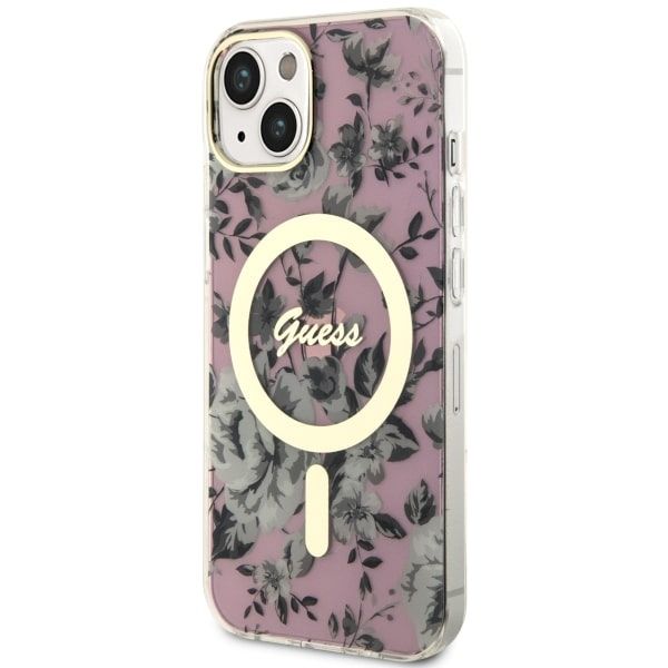 Etui Guess do iPhone 15 Plus, iPhone 14 Plus, Różowy, MagSafe zdjęcie 2