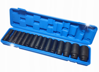 Nasadki udarowe Falon-Tech 6-kątne 1/2" 10-32 mm 15 el. długie