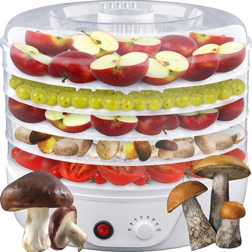 MOCNA SUSZARKA DO GRZYBÓW OWOCÓW WARZYW POJEMNOŚĆ I WIELKOŚĆ XXL na Arena.pl