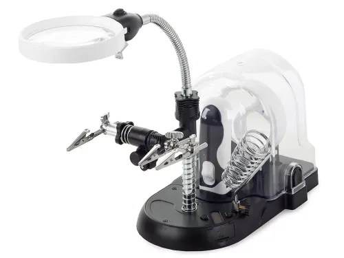 Lupa trzecia ręka ręczna 2w1 lutowania soczewki na Arena.pl