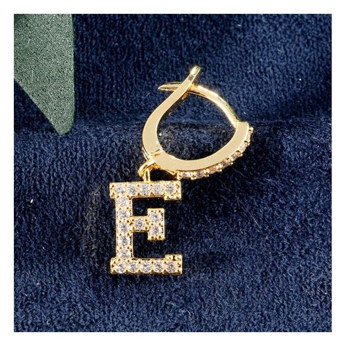 Kolczyk Pozłacany Literka E Kst1683E na Arena.pl