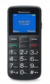 Telefon komórkowy Panasonic KX-TU110 32 MB / 512 MB 2G czarny