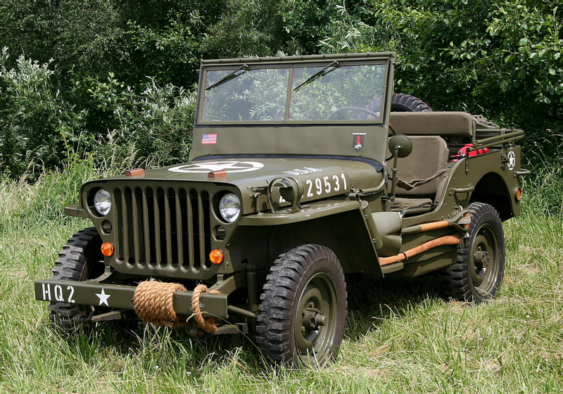 Klocki Wojsko JEEP WILLYS MB + Armata 143el zdjęcie 3