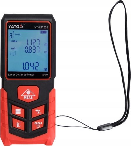 DALMIERZ LASEROWY CYFROWY MIERNIK ODLEGŁOŚCI 100M YATO na Arena.pl