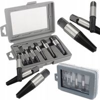 ZESTAW KOMPLET WKRĘTAKÓW DO URWANYCH ŚRUB ZERWANYCH GWINTÓW 3-45 PRO ETUI