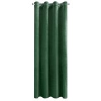 Zasłona MELANIE na przelotkach 215x250 ciemna zielona
