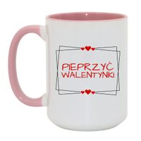 Duży Biało-Różowy 450 ml