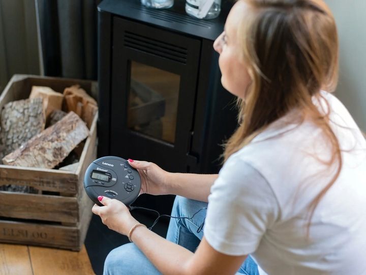 DISCMAN PRZENOŚNY ODTWARZACZ CD ESP ANTISHOCK AKUMULATOR AA BLUETOOTH LCD zdjęcie 6