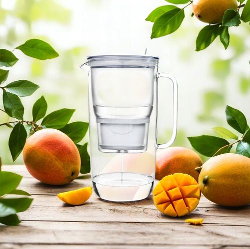 Szklany Dzbanek Filtrujący Aqualogis Etiuda 2.9L Biały + Wkład Pure+ na Arena.pl