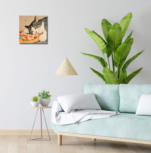 Obraz 30x30cm Pizza Dla Kota na Arena.pl