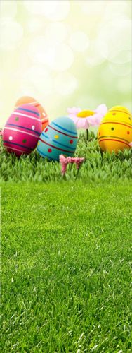 TŁO FOTOGRAFICZNE ścianka Wielkanoc święta 1,5x4m na Arena.pl