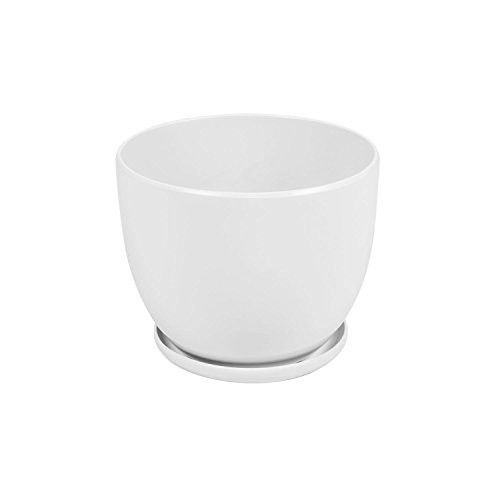 DONICZKA CERAMICZNA BARYŁKA 2 Biały 16x13 cm zdjęcie 1