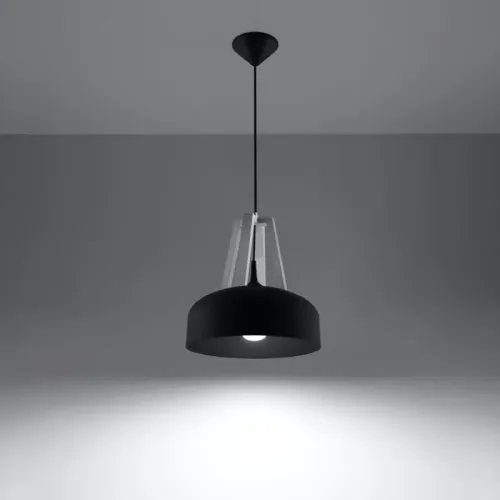 Lampa wisząca CASCO czarna/biała na Arena.pl