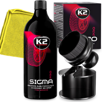 K2 SIGMA 1L DRESSING DO NABŁYSZCZANIA OPON APLIKATOR PĘDZELEK MIKROFIBRA