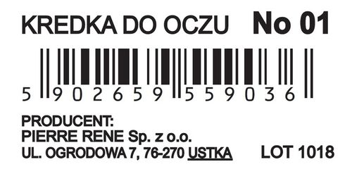 Pierre Rene Eyeliner Long Lasting Kredka Do Oczu 1 na Arena.pl