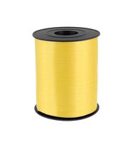 Wstążka tasiemka plastikowa do balonów żółta