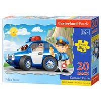 Puzzle 20el.maxi police patrol CASTOR