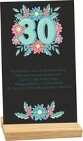 STATUETKA RAMKA na 30 urodziny z życzeniami personalizowany prezent nadruk