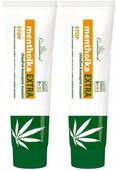 CHŁODZĄCY ŻEL Konopny Cannaderm MENTHOLKA EXTRA 14% na BÓLE MIĘŚNI 2x150ml