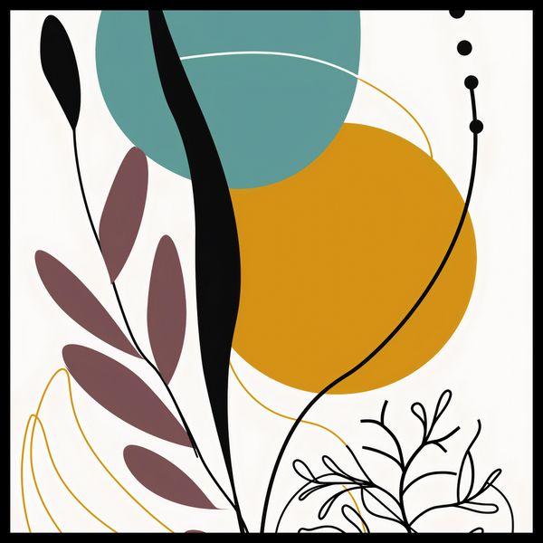 Plakat 50x50cm Akwarelowe Przebudzenie zdjęcie 2