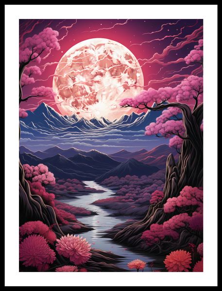 Plakat 40x55cm Różowa Kraina Marzeń zdjęcie 3