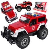 Auto Jeep Ratunkowy Pojazd z Napędem Dźwięki Światła Otwierane Drzwi