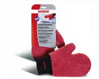 2 x Sonax Microfaser Handschuh Rękawica Z MIKROFIBRY!