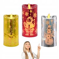 ZESTAW ŚWIĄTECZNY ŚWIEC LAMPEK DEKORACYJNYCH NA ŚWIĘTA OZDOBA KLIMAT ŚWIĄT