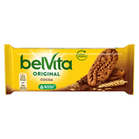 belVita Ciastka zbożowe o smaku kakaowym z czekoladą 50 g (4 szt) x 3 szt