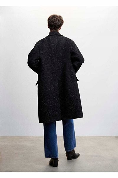 MANGO Kobiety Płaszcze czarny XS zdjęcie 3