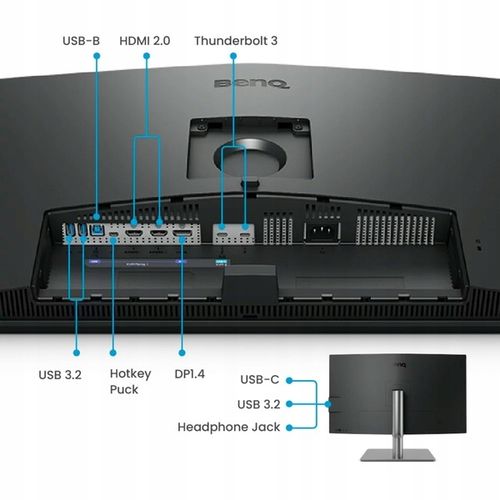 Monitor 4K 32 cale BenQ PD3225U IPS 60Hz 5ms PIVOT na Arena.pl