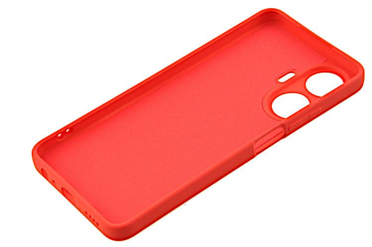 Etui silikonowe Tint do Realme C55 czerwony zdjęcie 3