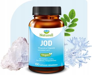 Naturell Jod 150 mcg Jodek Potasu Tarczyca 100 kap na Arena.pl