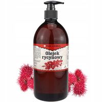 OLEJ RYCYNOWY NIERAFINOWANY TŁOCZONY NA ZIMNO NATURALNY + DOZOWNIK 1L